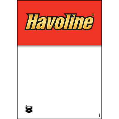 Havoline Decal - 5" x 7"