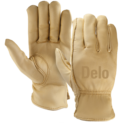 Delo Cowhide Leather Gloves ^